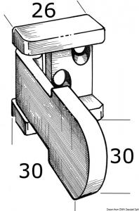 Cerniera inox 54x30